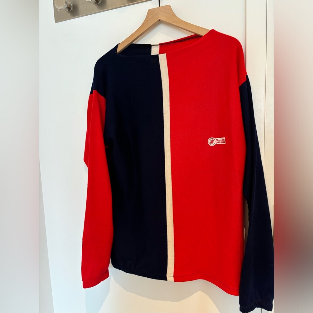 Vintage Castilli wool cycling sweatshirt made in Italy